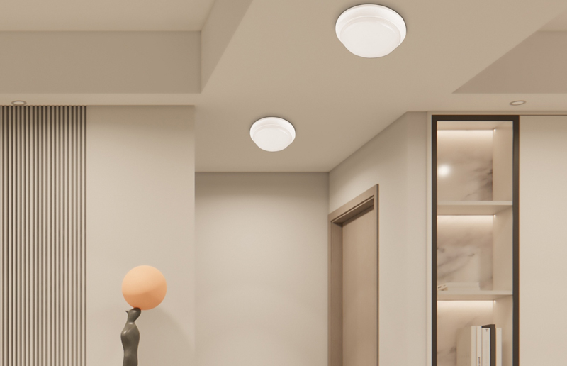 LG09A IP54 Apele de apă impermeabil din interior LED -ul rotund cu formă de perete